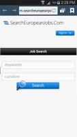 Job Search Europe تصوير الشاشة 1