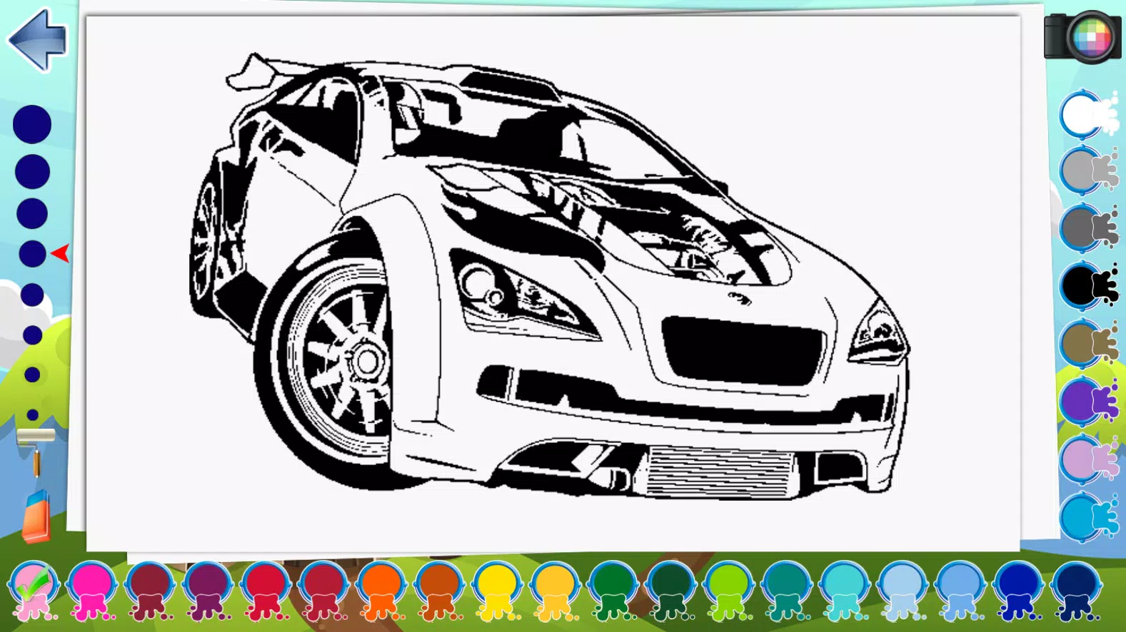 Jogos de colorir carros de motos versão móvel andróide iOS apk