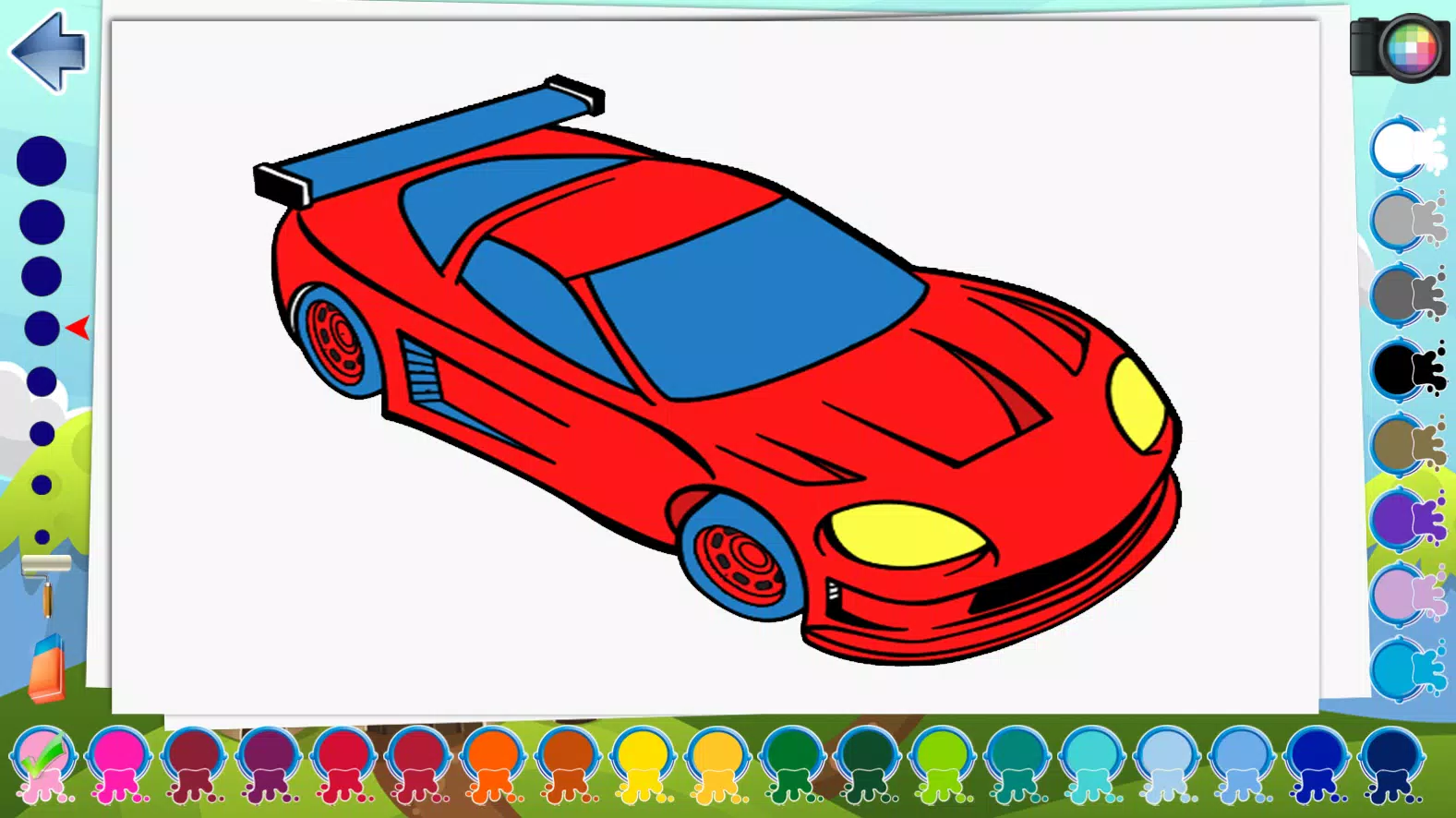 Jogos de colorir carros de motos versão móvel andróide iOS apk