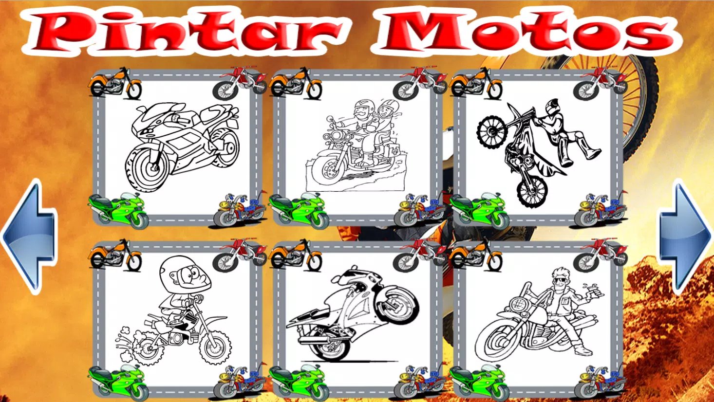 Jogos de colorir carros de motos versão móvel andróide iOS apk