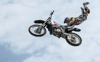 Stunt Motocross Rider Racer 3D-poster