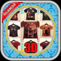 1 Schermata 3D t-shirt design