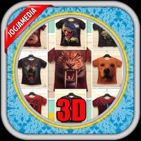 2 Schermata 3D t-shirt design