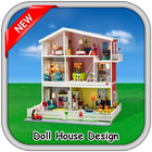 Toys doll house new design icône
