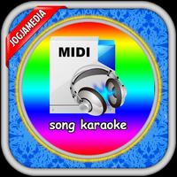 Midi musik pop karaoke الملصق