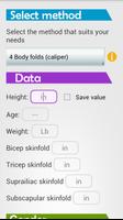 body fat calculator capture d'écran 1