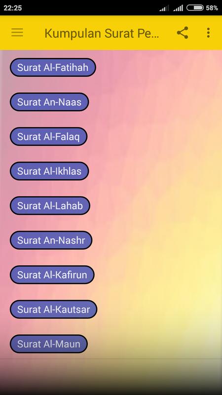 Kumpulan Surat Pendek Untuk Sholat - Rungon f