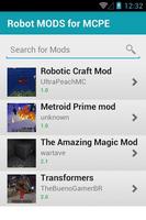 Robot MODS For MCPE captura de pantalla 1