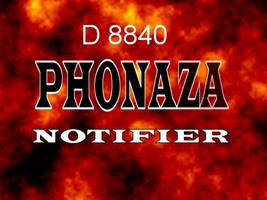 Phonaza Notifier D8840 plakat