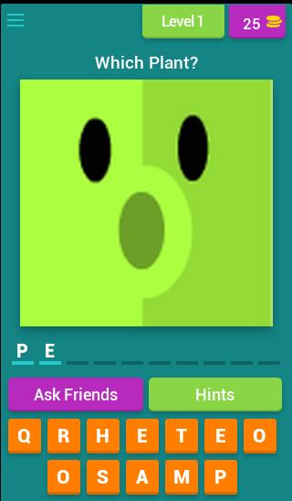 Pvz Plants Icon Quiz For Android - Apk Download