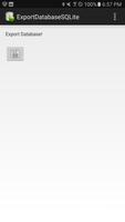 Export SQLite Database الملصق