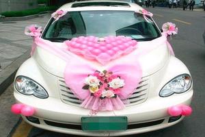 Decoration Car Wedding Affiche