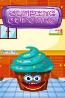 Jumping Cupcake Affiche