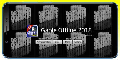 Poster Domino Gaple Indonesia Offline 2018