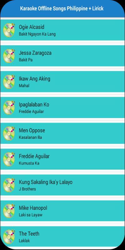 Android용 Offline Filipino Karaoke Song + Lirick - APK 다운로드