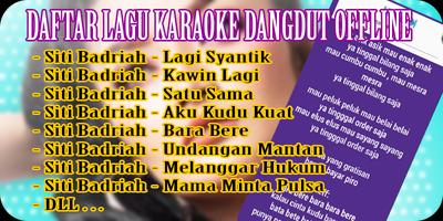 Karaoke Dangdut Offline 2018 Affiche