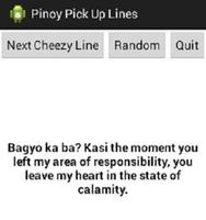 Pinoy Pick Up Lines Version 4 স্ক্রিনশট 1