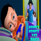 Johny Johny Yes Papa : Offline Video icône