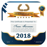 Certificate Maker app Easy to Design Certifcate icono