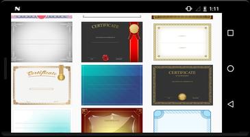 Certificate Maker app Easy to Design Certifcate captura de pantalla 1