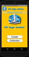3D Logo Maker Plakat