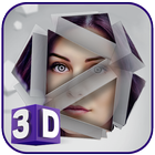 3D Cube Photo Frames icône