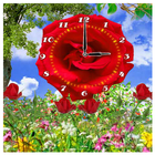 Flower Clock Wallpapers HD icône