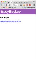 EasyBackup imagem de tela 1
