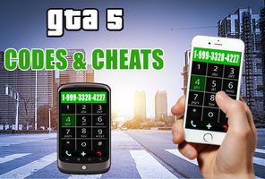 Cheats for GTA 5 - cell phone 海報