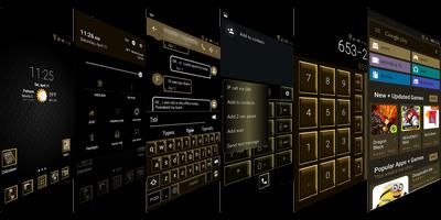 J Ice Gold Theme for CM13&12 Affiche