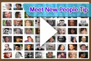 Free Badoo Meet New People Tip الملصق