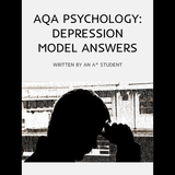 AQA Psychology Depression Free icône