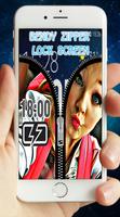 Zipper lock screen for Jojo Siwa penulis hantaran