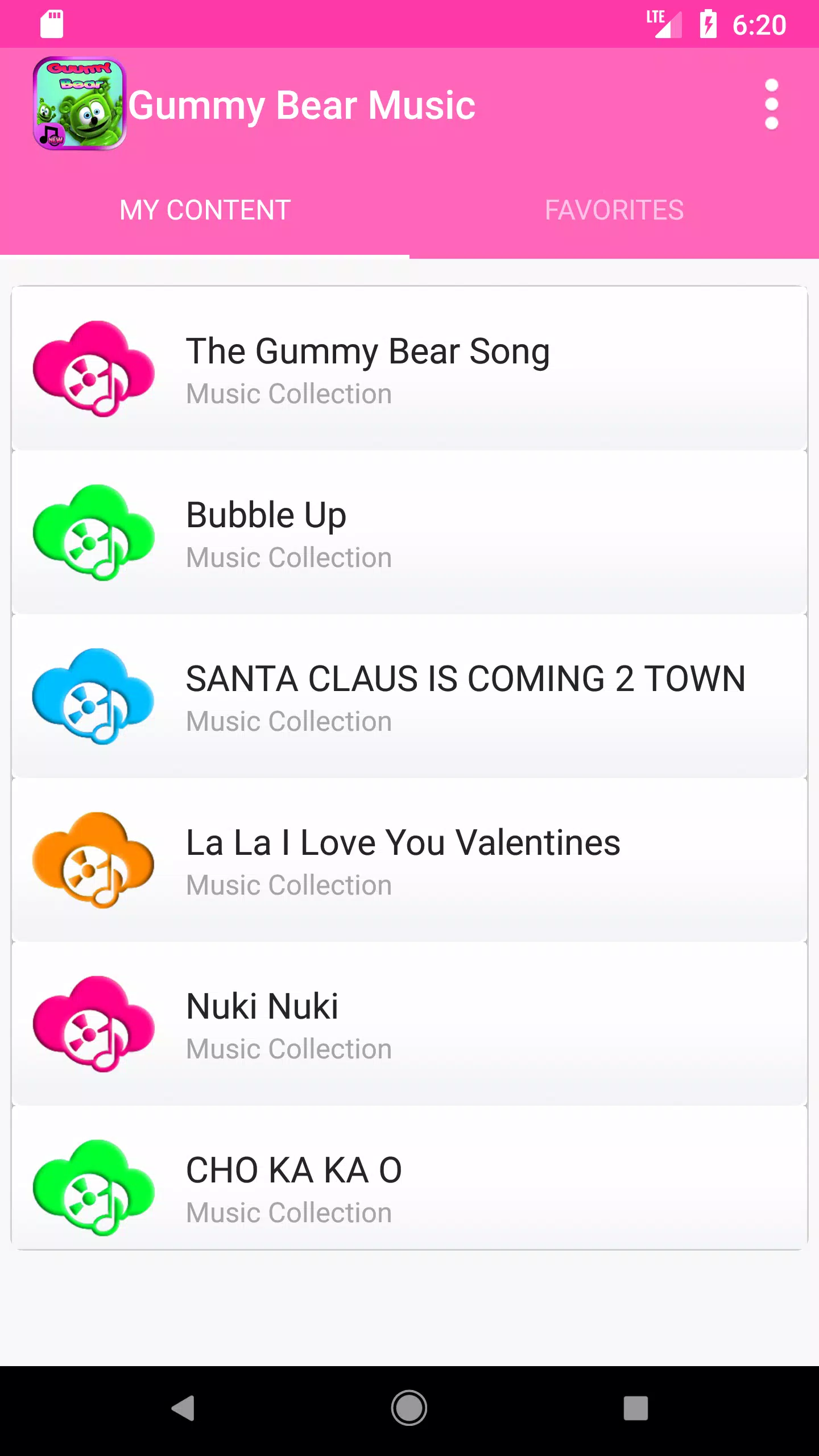 Download do APK de Letras de música Gummy Bear. para Android