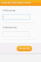 Calcular IMC Gratis captura de pantalla 1