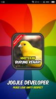 Canary singing poster