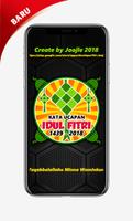 Kata Ucapan Lebaran 1439H 2018 plakat