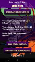 Death Date Calculator: Death Clock capture d'écran 1