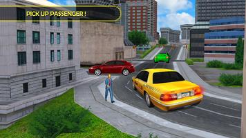 Crazy Taxi City 3D Game Affiche