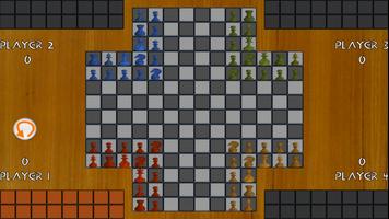 Free 4 Player Chess اسکرین شاٹ 1