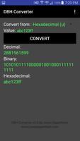 Decimal Binary Hex Converter ảnh chụp màn hình 3