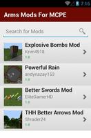 Arms Mods For MCPE capture d'écran 1