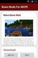 Bows Mods For MCPE capture d'écran 3
