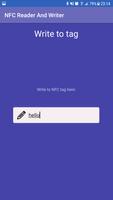 NFC tag reader/writer 截图 2