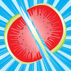 fruits slicer watermelon cutter ไอคอน