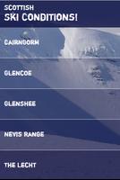 Scottish Ski Conditions Plakat