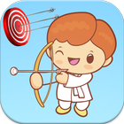 shoot target arrow icône