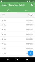 Scales - Track your Weight Affiche