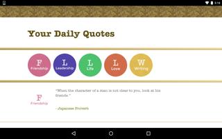 برنامه‌نما Your Daily Quotes عکس از صفحه