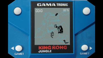 Retro Kong Jungle Affiche